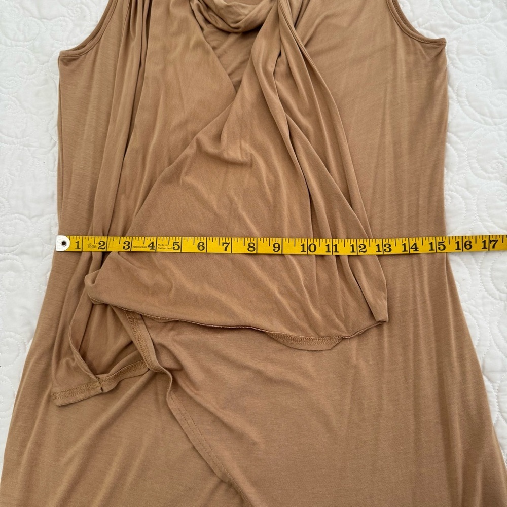 Calvin Klein Sheath Dress with Waterfall front panel. Size 6 - Picture 9 of 10